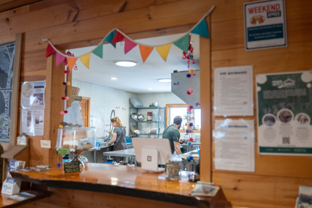 Stratton Brook Hut during Winter for Elopement
