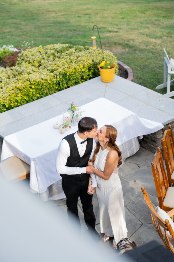 Couple photography Maine elopement before ceremony backyard wedding
how to elope in 4-8 weeks in Maine 